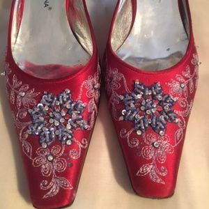 Dolce and Gabbana Kitten Heeled Slides